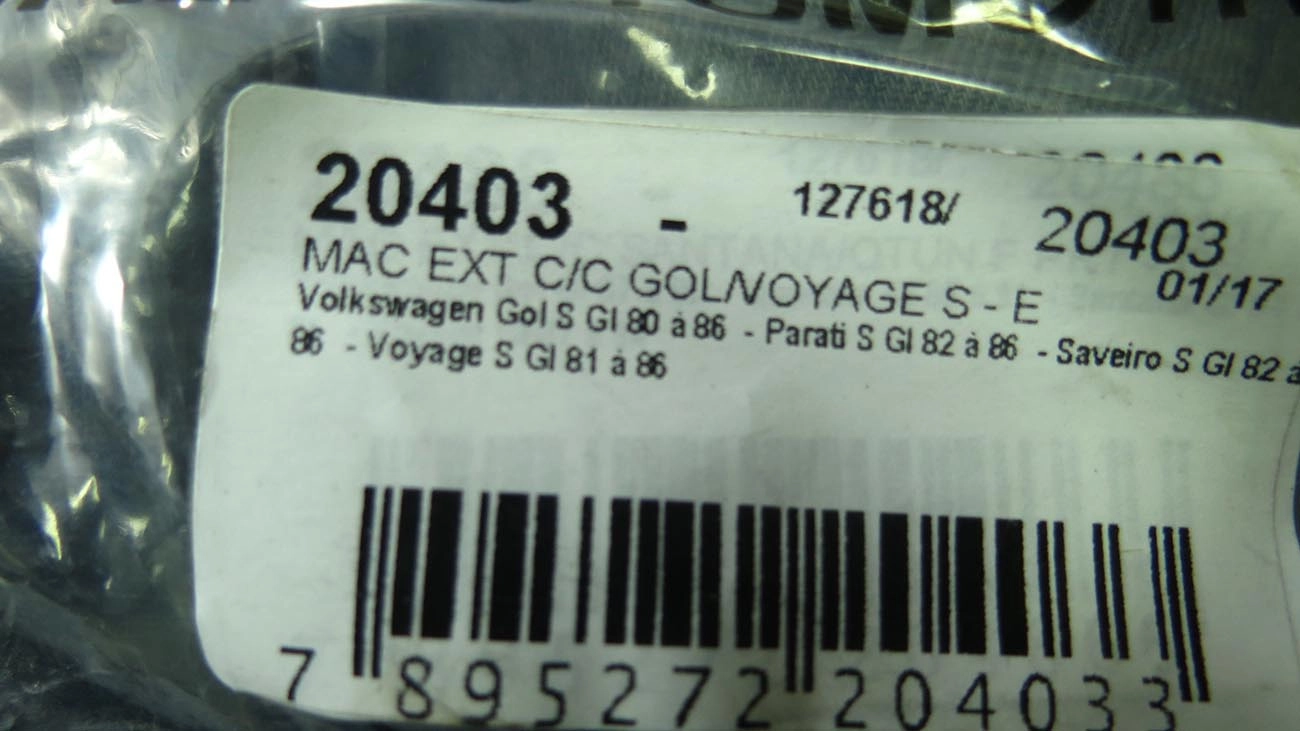 MACANETA EXTERNA VW GOL/VOYAGE/PARATI/SAVEIRO /86 - ESQUERDA