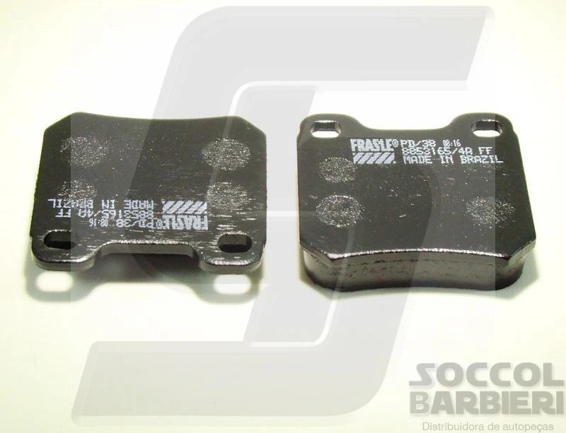 PASTILHA FREIO RODA TRASEIRA GM ASTRA 98/05 MERIVA 02/03 OMEGA 92/98 SUPREMA 94/97 VECTRA