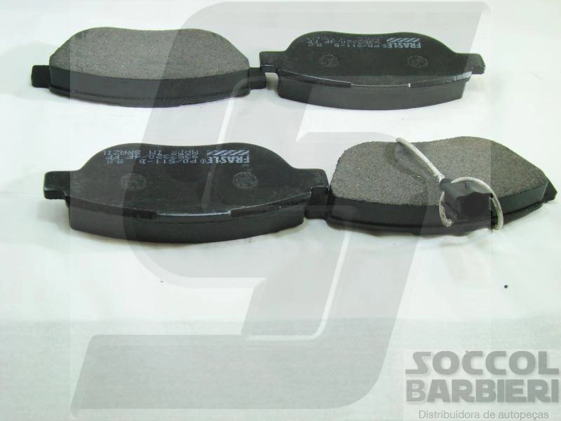 PASTILHA FREIO RODA DIANTEIRA COM ALARME FIAT 500 2014/2015 BRAVO 2011/2016 STILO 2002/2007