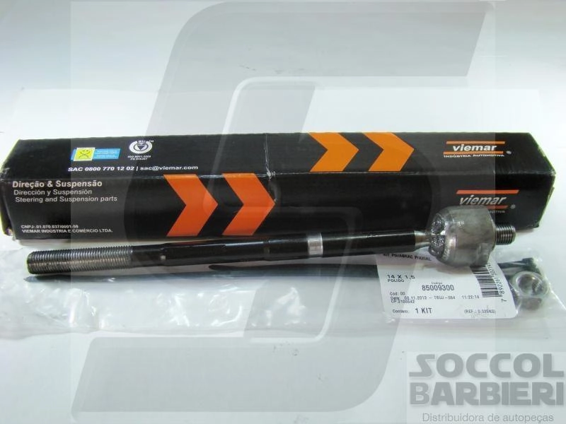 ARTICULAÇÃO/BARRA AXIAL DIREÇÃO HIDRÁULICA FIAT PUNTO 07/17 LINEA 08/16