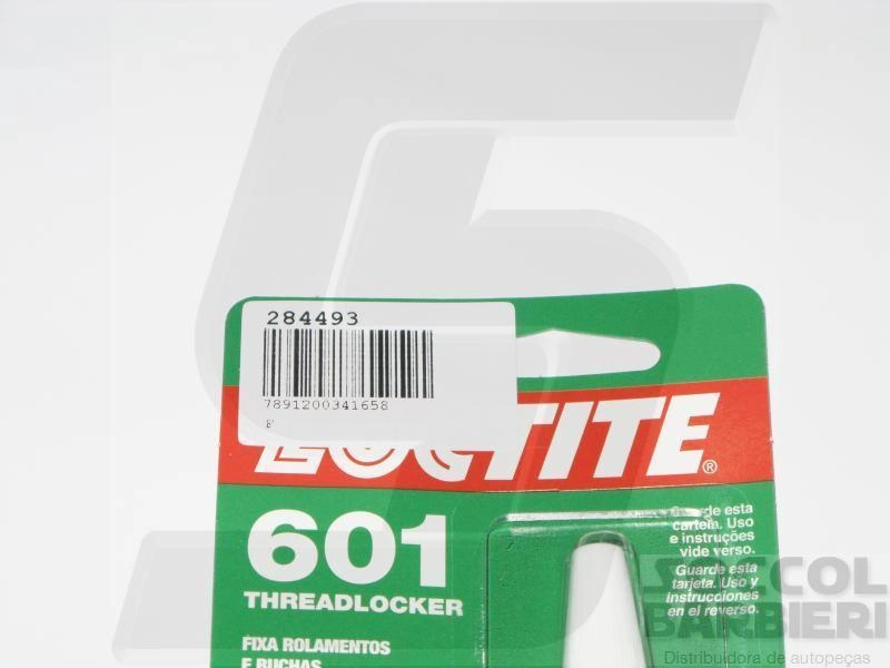 TRAVA E FIXA ROLAMENTOS E BUCHAS 10 GRAMAS LOCTITE 601