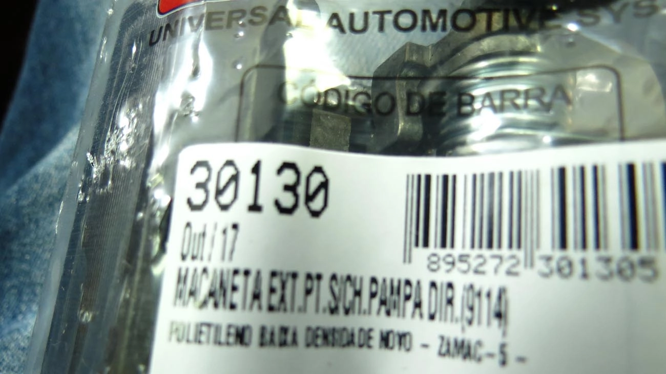 MACANETA EXTERNA FORD PAMPA TODAS - PRETA DIREITA