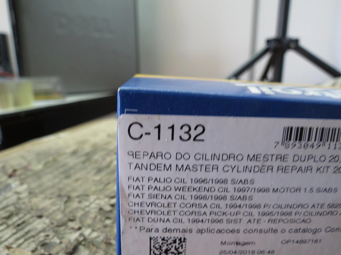 REPARO CILINDRO MESTRE DUPLO 20.63MM GM CORSA/CORSA PICK-UP 94/98 C/ESFERA 13/16