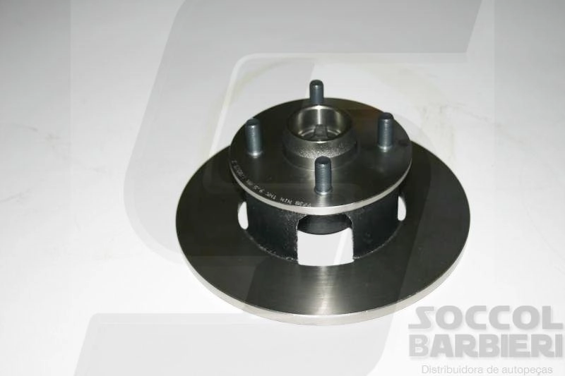 DISCO FREIO DIANTEIRO COM CUBO SÓLIDO 238MM GM CHEVETTE/CHEVY 80/ TODOS