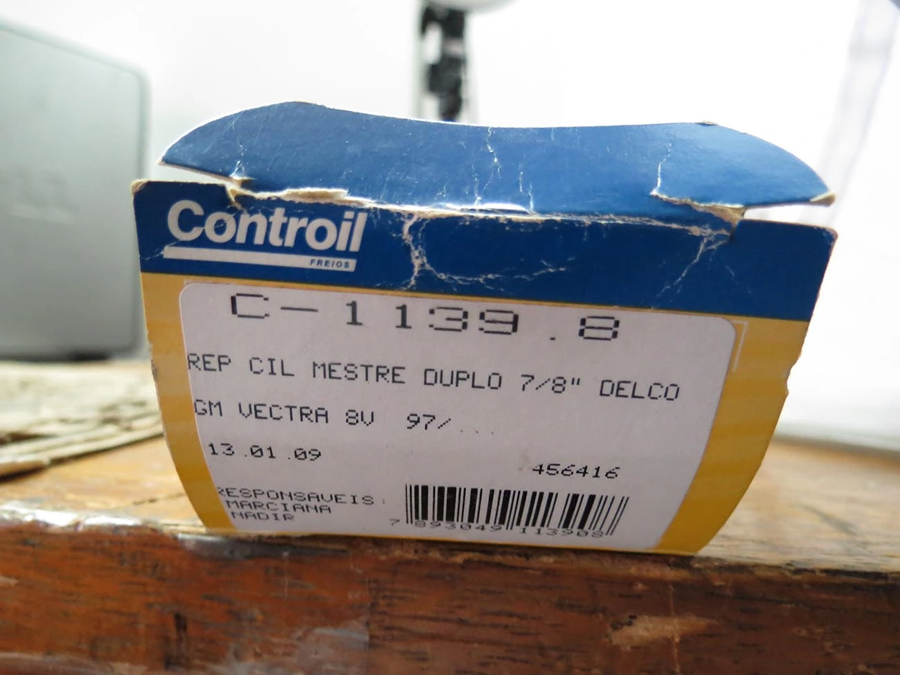 REPARO CILINDRO MESTRE DUPLO 22.22MM GM VECTRA 8V 97/ 7/8