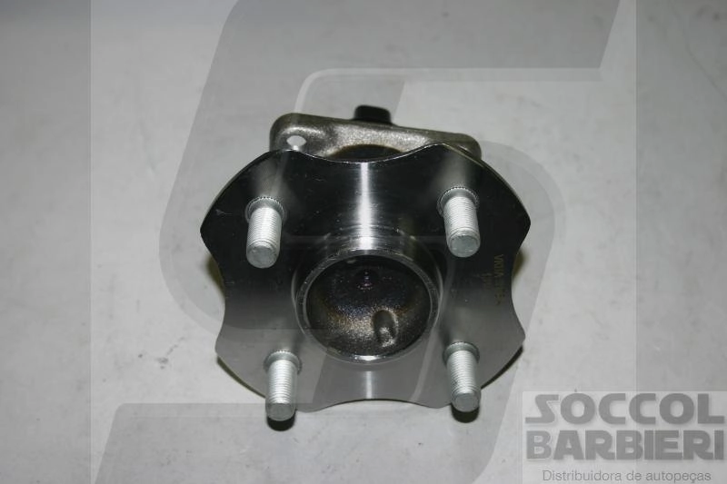 CUBO RODA TRASEIRO COM ROLAMENTO ABS 4 FUROS TOYOTA COROLLA/FIELDER 2002/2008