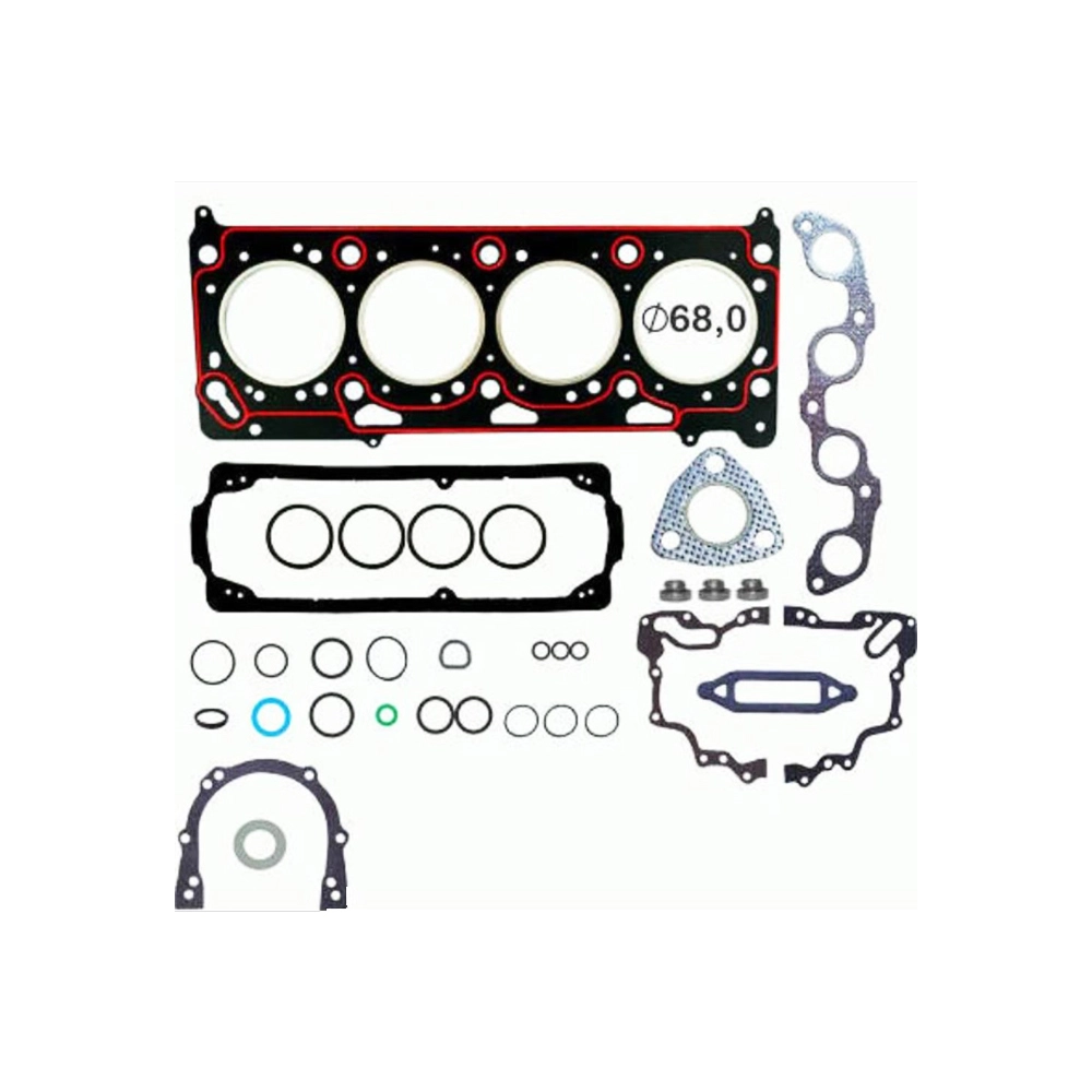 JOGO JUNTAS MOTOR SEM RETENTOR VW GOL 99/ 1.0 8V MI/EA111 COM DISTRIBUIDOR - JUNTA CABEÇOTE FIBRA