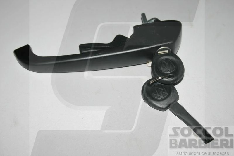 MACANETA EXTERNA VW KOMBI KLIPPER TODAS - CAMINHOES TODOS - DIANTEIRA PRETA