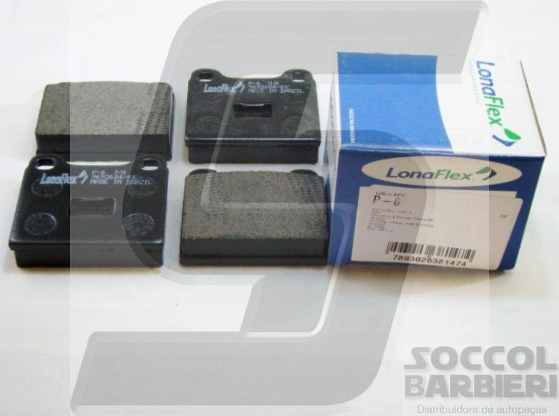 PASTILHA FREIO RODA DIANTEIRA GM CHEVETTE 74/93 CHEVY 500 82/99 MARAJO 82/90 VW SP2 72/76 VARIANT II 78/81 DIANT
