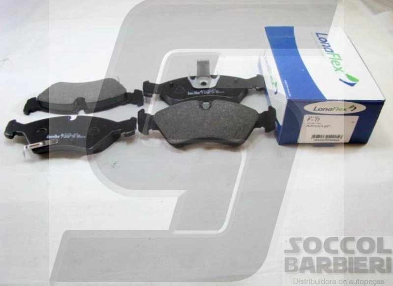 PASTILHA FREIO RODA DIANTEIRA GM MERIVA 2002/2012 ZAFIRA 2001/2012