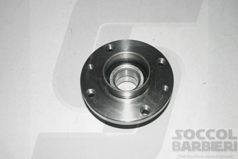 CUBO RODA TRASEIRO COM ROLAMENTO SEM ABS RECORTE 4 FUROS FIAT PALIO/SIENA/BRAVA/TIPO TODOS