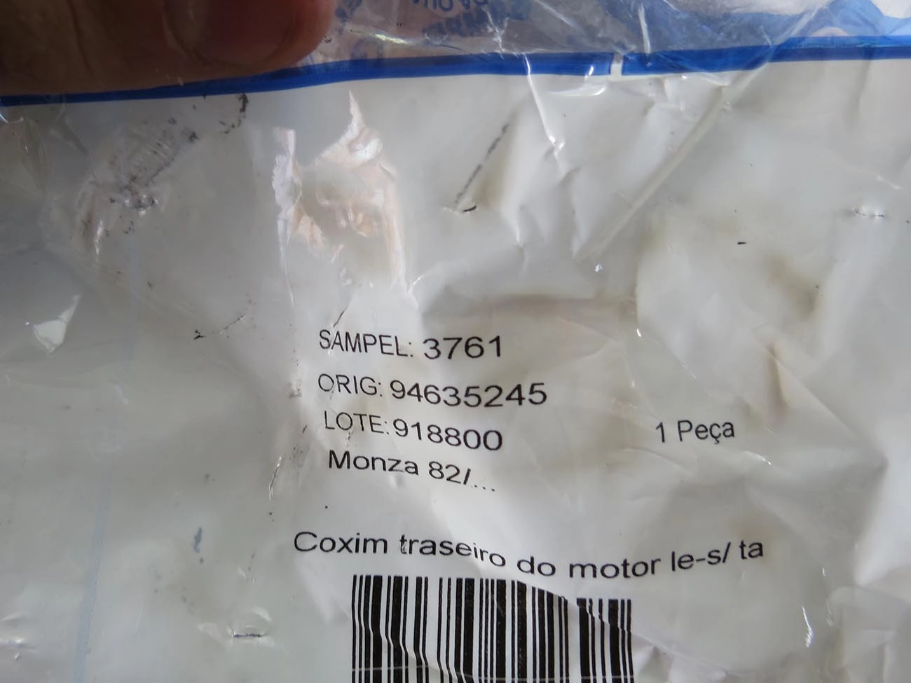 COXIM MOTOR GM MONZA 82/90 - TRASEIRO ESQUERDO