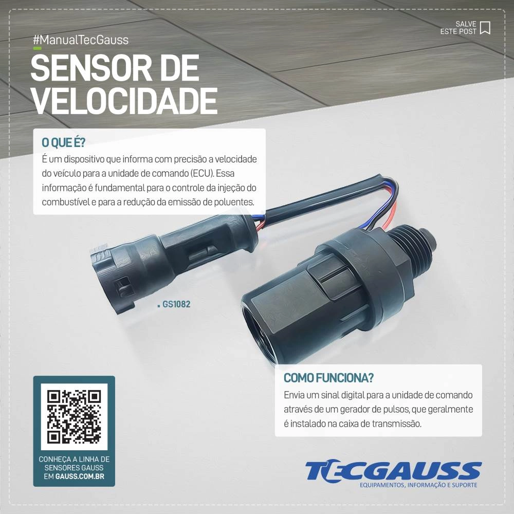 SENSOR VELOCIDADE FORD ECOSPORT 2.0 16V 2003/2012 - FOCUS 1.8/2.0 2000/ - FUSION 2.8 2008/