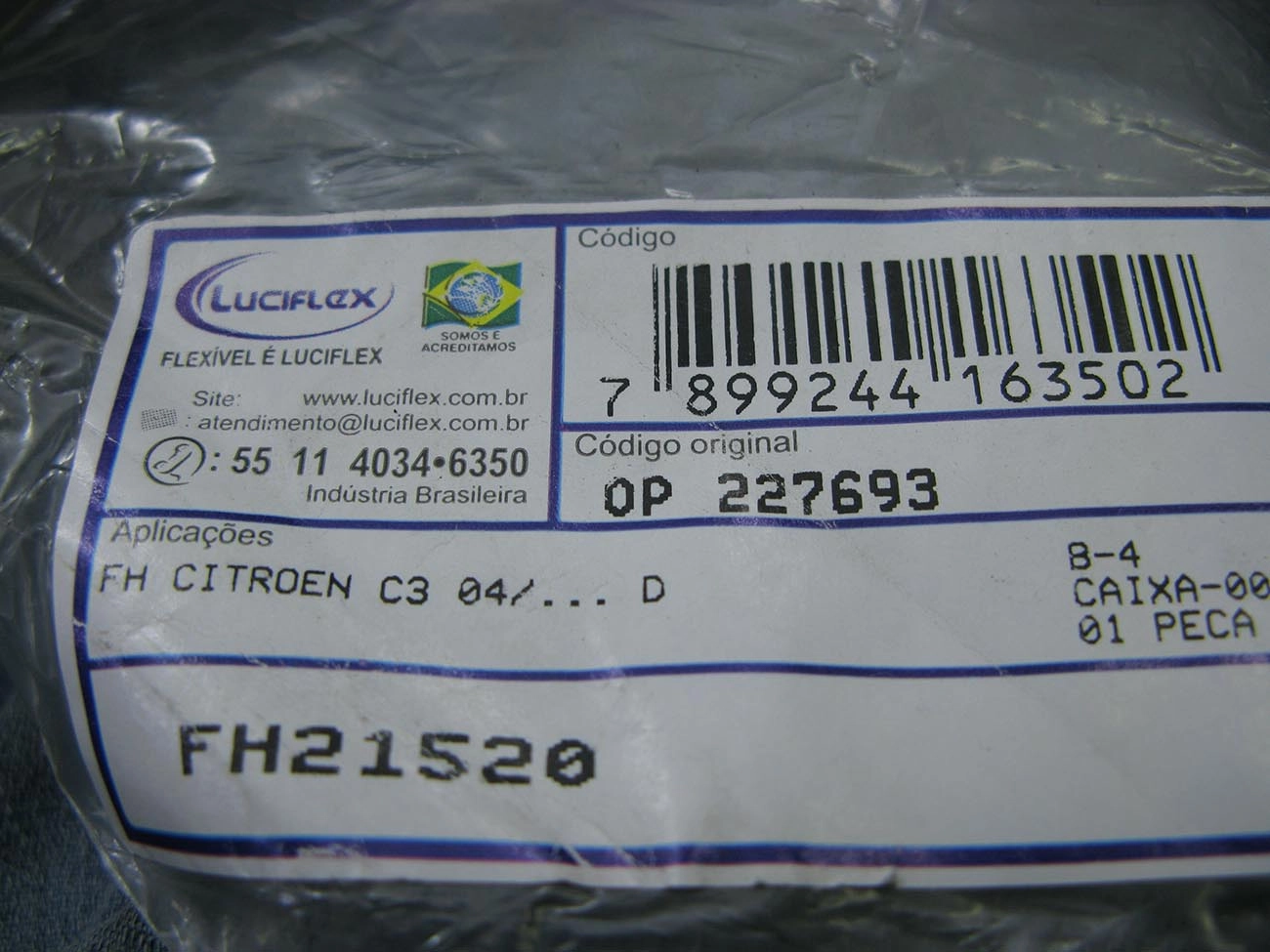 FLEXIVEL FREIO CITROEN C3 2004/ - DIANTEIRO