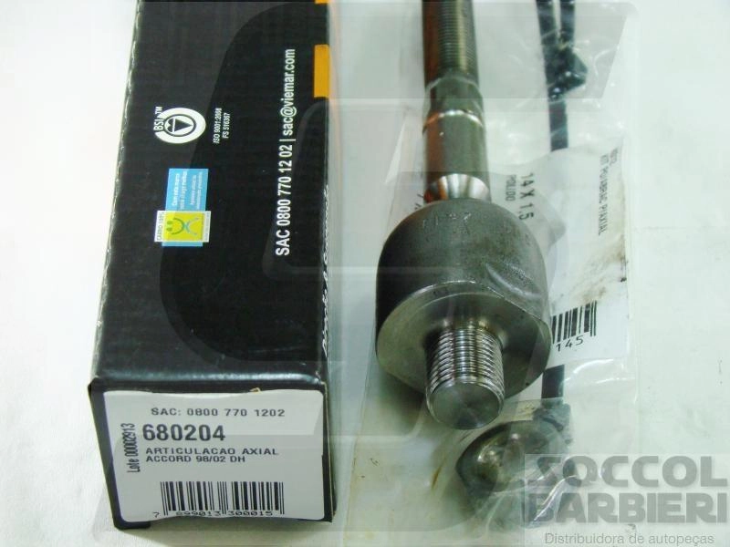ARTICULAÇÃO/BARRA AXIAL DIREÇÃO HIDRÁULICA HONDA ACCORD - 98/02