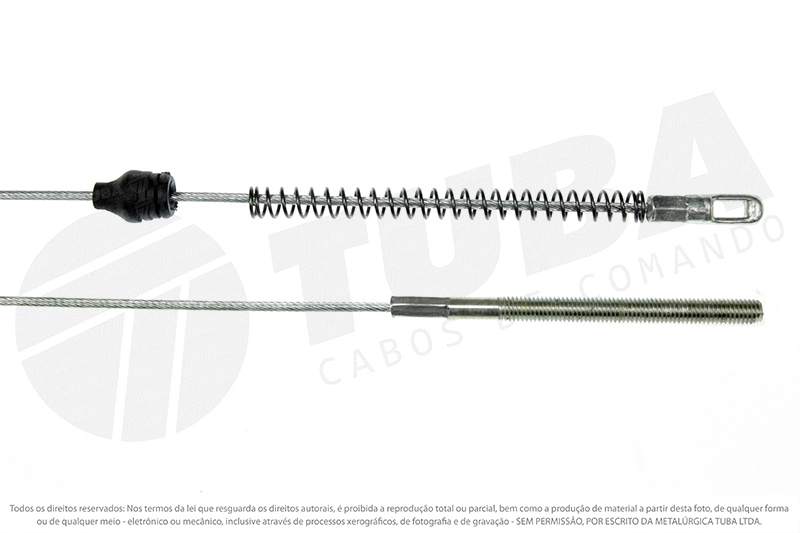 CABO DE FREIO TRASEIRO DIREITO GM CELTA 13/16 - CORSA 98/01 - CORSA CLASSIC 02/ - TIGRA98/  - 1075MM