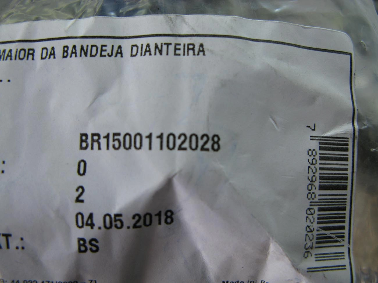 BUCHA TRASEIRA BANDEJA DIANTEIRA HONDA FIT 2003/ - SUSPENSÃO DIANTEIRA