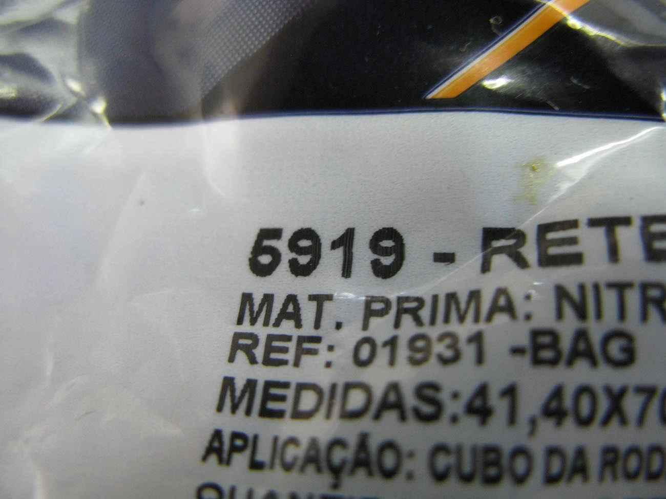 RETENTOR CUBO RODA DIANTEIRA 41,40X70,60X7,90X9,50MM WILLYS F-75/JEEP/RURAL 4X2