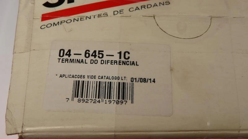 TERMINAL DO DIFERENCIAL FORD F-1000 93/ BRASEIXOS - PINHÃO DO DIFERENCIAL - 30 ESTRIAS