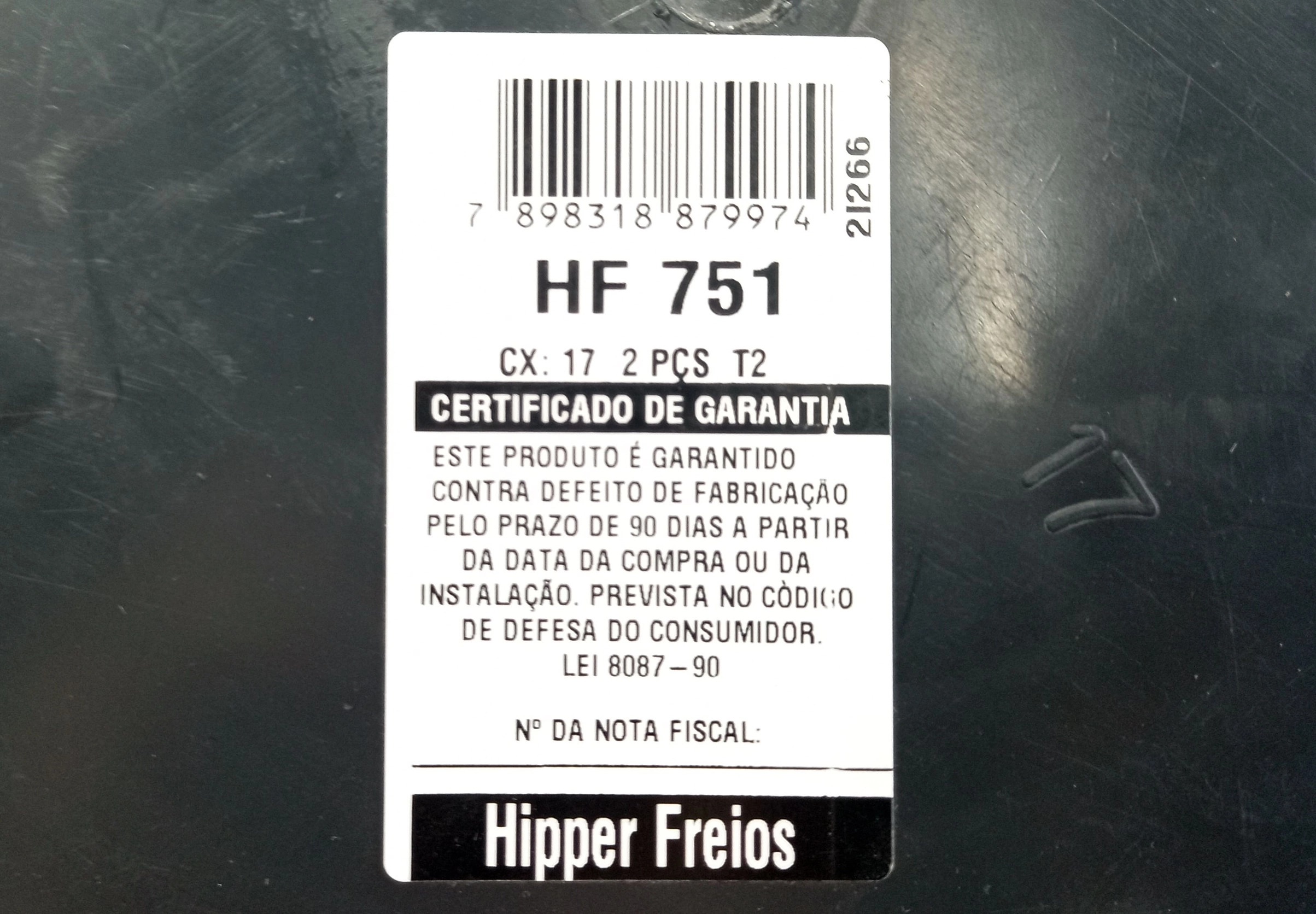 DISCO DE FREIO TRASEIRO COM CUBO CITROEN C4 2006/ - PEUGEOT 307 2001/ - SOLIDO 249MM - SEM ROLAMENTO