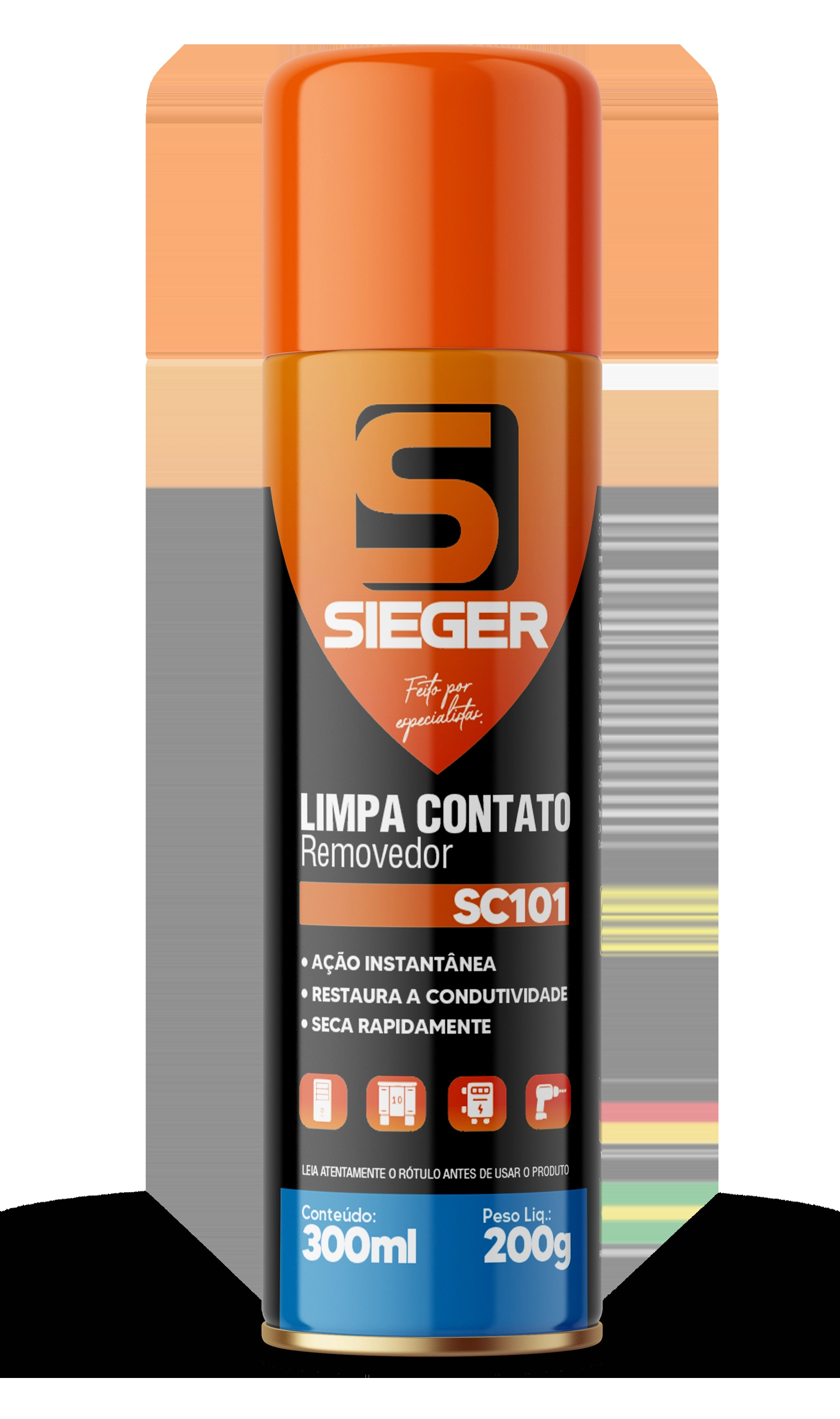 LIMPA CONTATO ELÉTRICO/ELETRÔNICO - SPRAY 300ML - SC101 SIEGER
