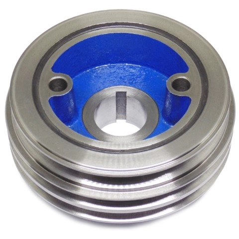 POLIA DO VIRABREQUIM - DAMPER - TRIPLA 2 PISTAS EM V 10A / 1 PISTA EM V 13A - MITSUBISHI PAJERO 2.8