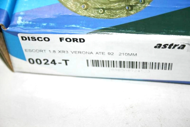 DISCO EMBREAGEM 210MM 24 ESTRIAS FORD ESCORT/VERONA 1.8 /12.92