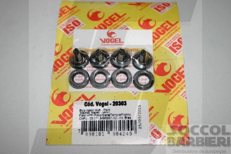 KIT FILTROS/ANEIS BICO INJETOR FIAT TORO 1.8 16/ UNO 1.0/1.3/1.5 01/ FIORINO 97/ CITROEN C3 08/