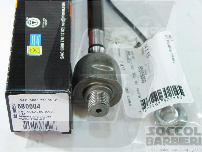 ARTICULAÇÃO/BARRA AXIAL DIREÇÃO HIDRÁULICA DHB FIAT TEMPRA 92/94