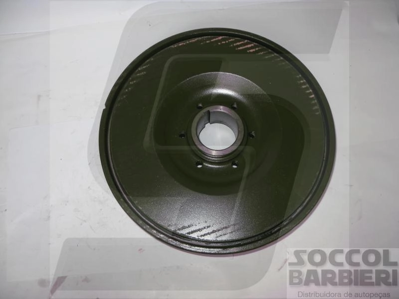 POLIA ANTIVIBRADOR VIRABREQUIM MB 1214/1414/1418/1618/1620/1720 - 2 CANAIS 225MM - OM-366A/LA