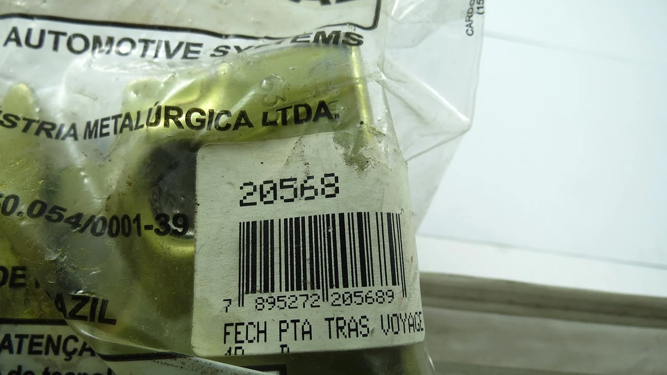 FECHADURA PORTA VW VOYAGE 4 PORTAS TODOS - TRASEIRA - DIREITA