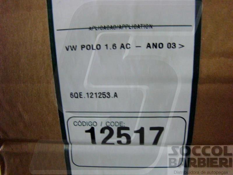 RADIADOR ÁGUA MOTOR CONSTRUÇÃO EXPANDIDO COM AR CONDICIONADO MANUAL ENGATE RÁPIDO VW FOX/NOVO POLO 1.0/1.6/2.0 02/10