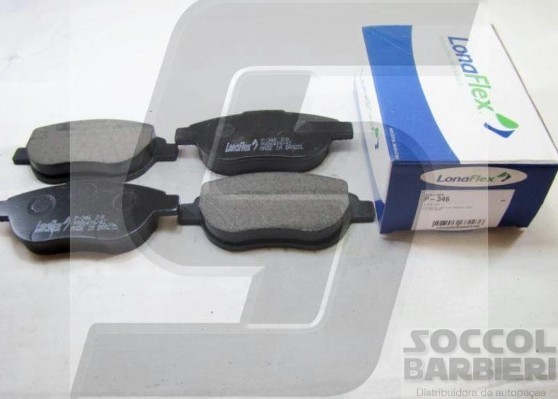 PASTILHA DE FREIO DIANTEIRA AIRCROSS 1.6 16V 10/ - DS3 1.6 16V 12/ - PEUGEOT 307 1.6/2.0 02/