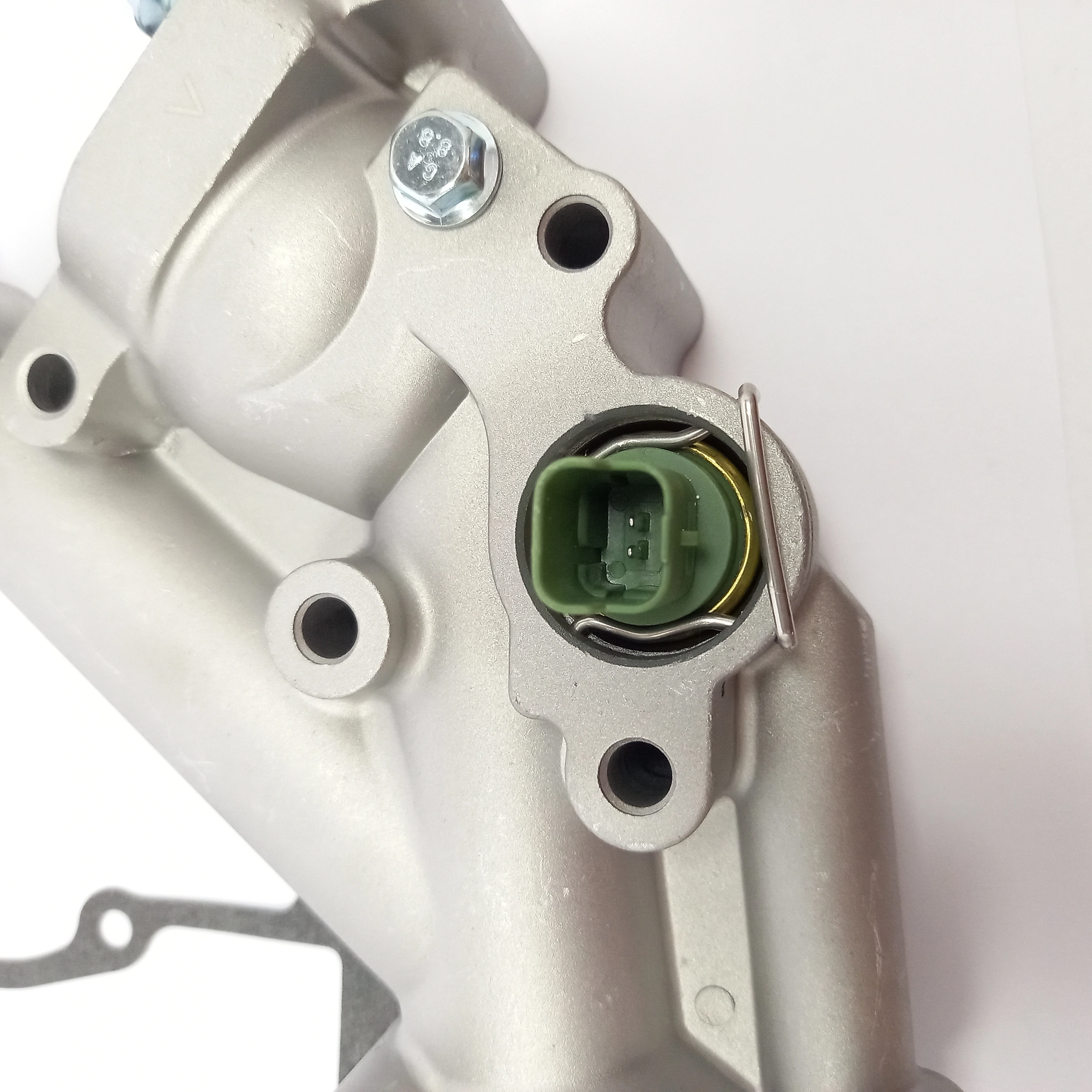 CARCAÇA/FLANGE ALUMÍNIO SEM VÁLVULA TERMOSTÁTICA CITROEN C4/C5 2.0 07/ - PEUGEOT 307 2.0 16V 07/