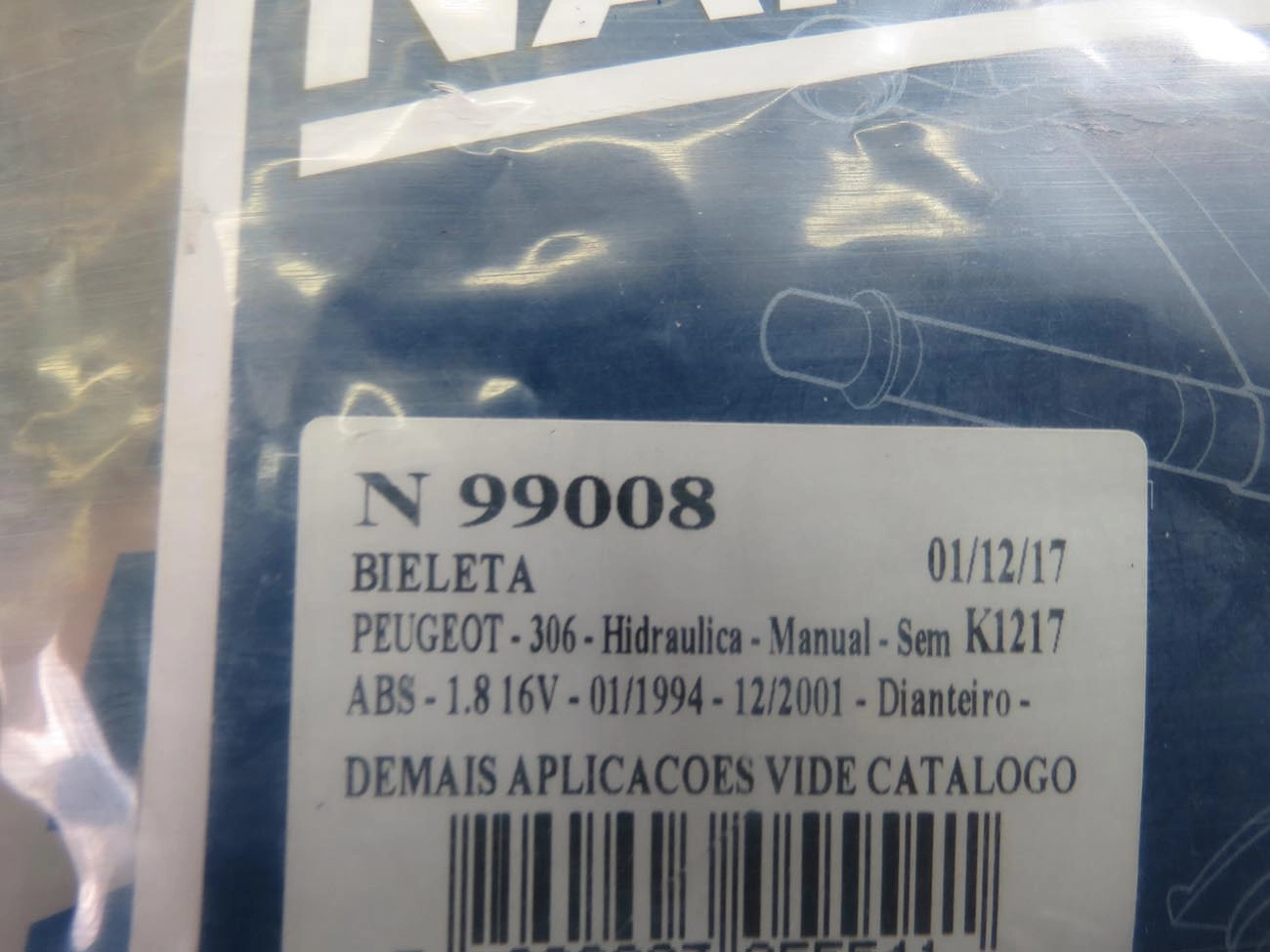 BIELETA DIANTEIRA LD/LE PEUGEOT 306 93/01 - FORD FOCUS 09/13