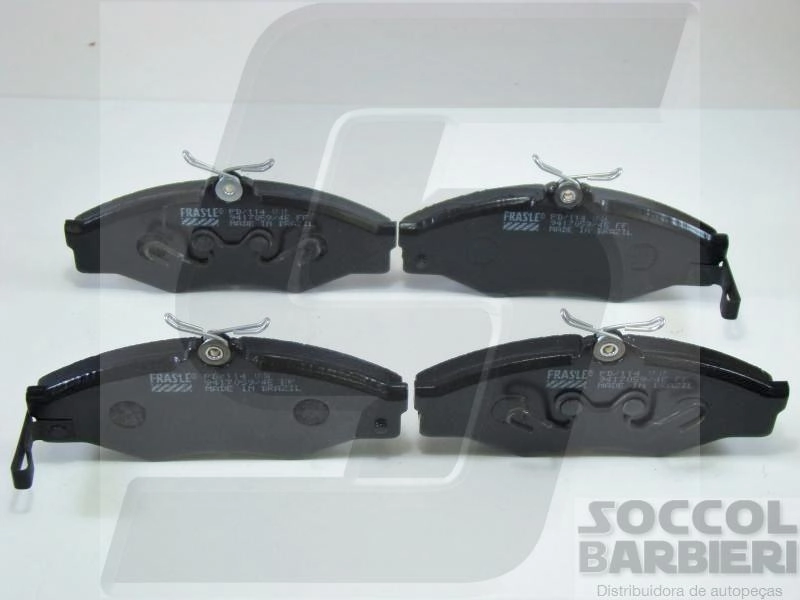 PASTILHA FREIO RODA DIANTEIRA TOYOTA HILUX SRV 4X2 2002/2005