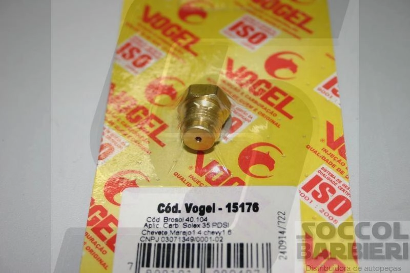 AGULHA CARBURADOR BROSOL 35 PDSI SIMPLES GM CHEVETTE/CHEVY/MARAJO 1.4