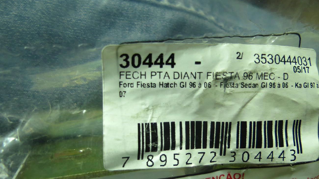 FECHADURA PORTA FORD FIESTA/KA 96/ - DIANTEIRA DIREITA