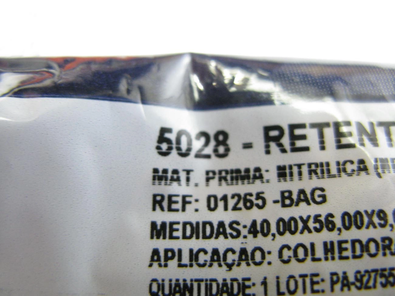 RETENTOR LINHA AGRÍCOLA - COLHEDORA DE FORRAGENS/SETOR CAIXA DIREÇÃO - 40X56X9M