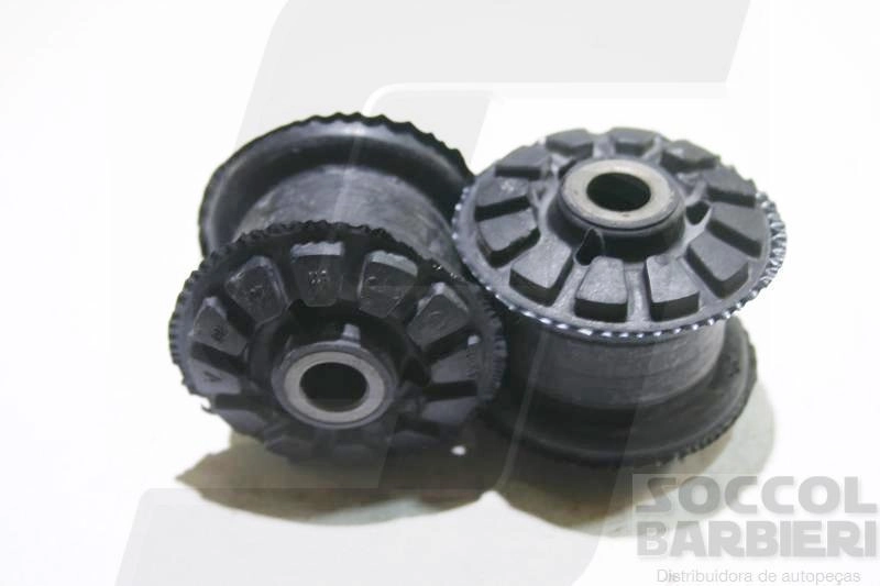 BUCHA BANDEJA SUSPENSÃO DIANTEIRA PINTA BRANCA (WHITE) VW GOL/VOYAGE/PARATI/SAVEIRO 93/ G1/G2/G3/G4 SANTANA /88 BORRACHA MAIOR