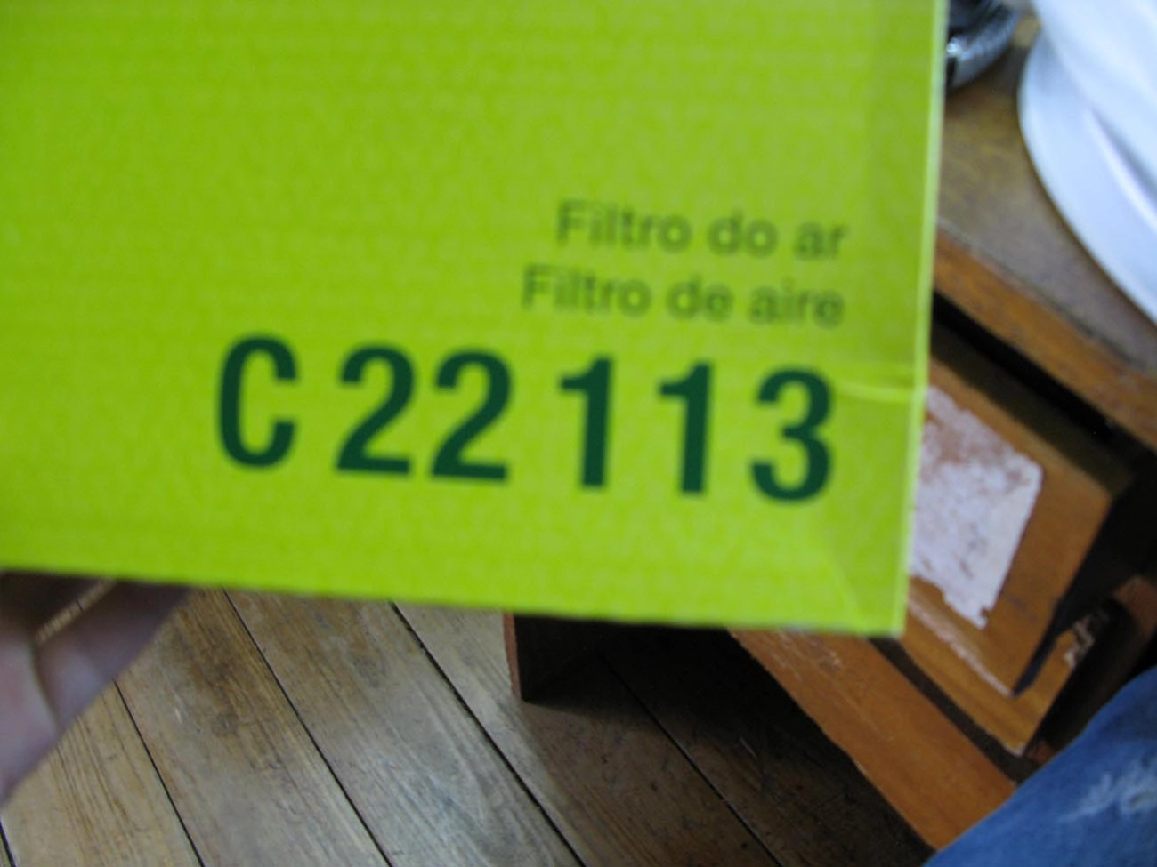 FILTRO AR FIAT PUNTO 1.8 2007/ LINEA 1.9 2009/