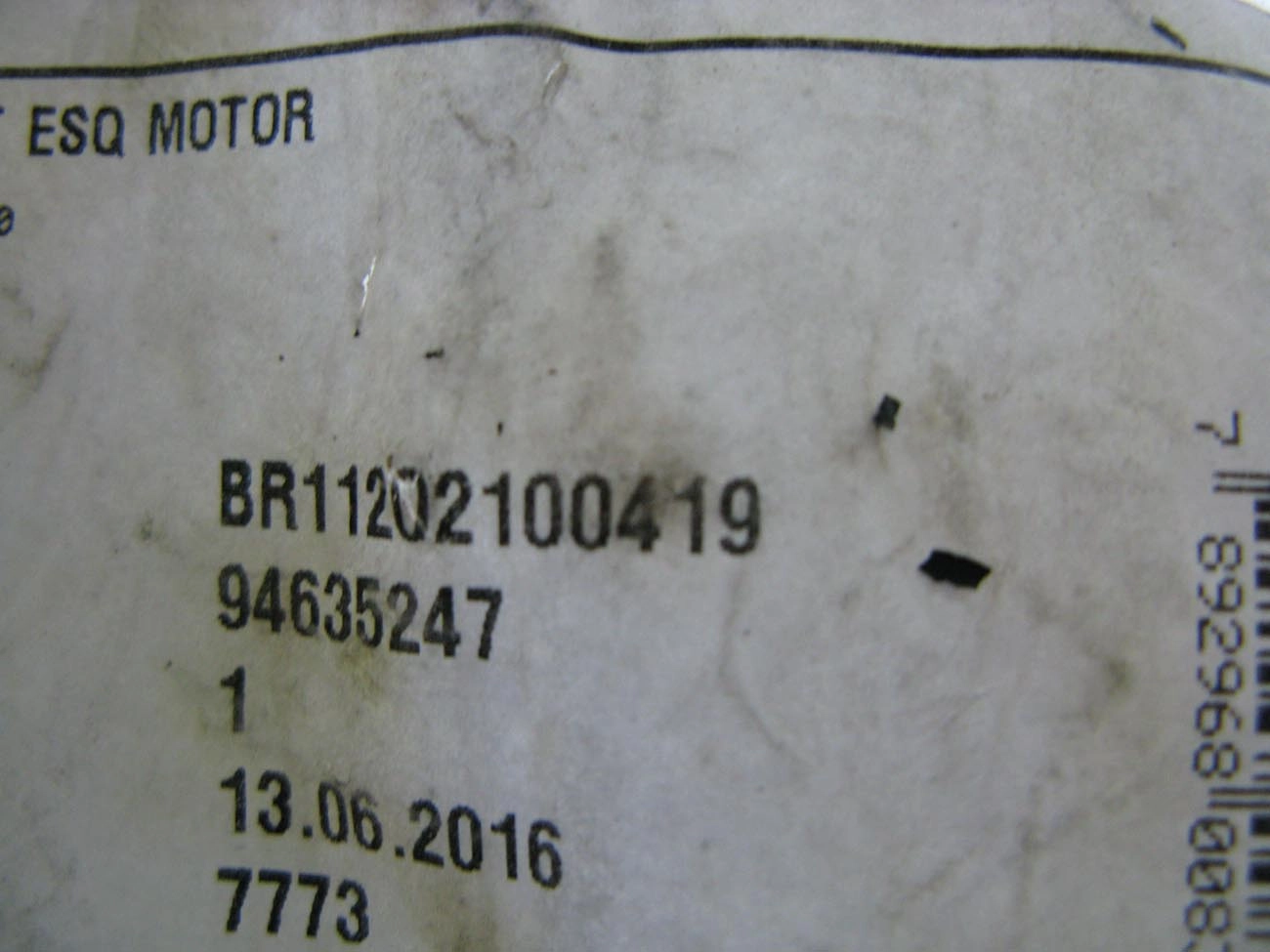COXIM DIANTEIRO ESQUERDO MOTOR GM MONZA 82/90
