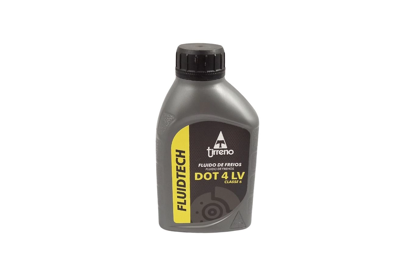 FLUIDO P/FREIO 500ML DOT-4 LV - CLASSE 6 - TIRRENO - LEVEMENTE AMARELO