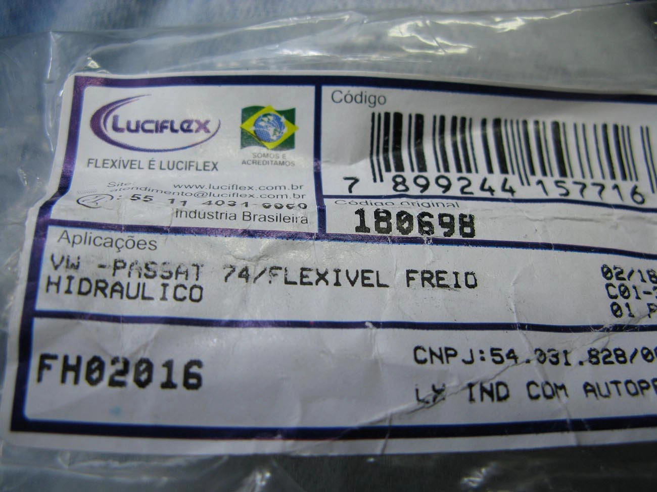 FLEXIVEL FREIO TRASEIRO VW PASSAT 74/88