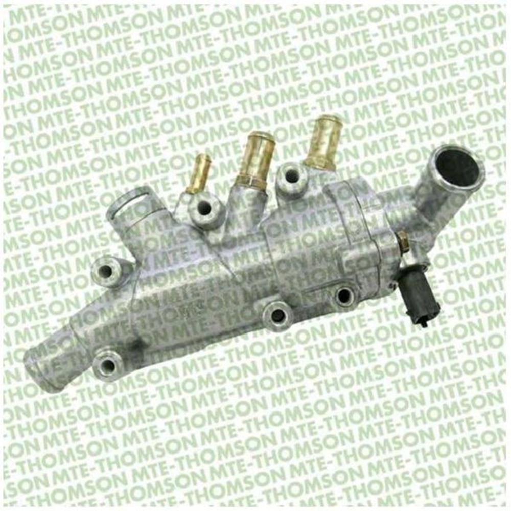 CARCAÇA ALUMÍNIO COM VÁLVULA TERMOSTÁTICA ELETRÔNICA SEM PLUG ELETRÔNICO SENSOR FORD NOVO FIESTA 06/14 ECOSPORT 06/12 FLEX