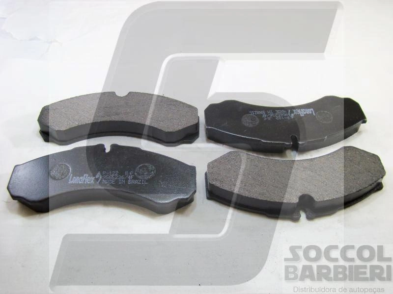 PASTILHA FREIO RODA DIANTEIRA/TRASEIRA IVECO DAILY 35.10/49.10/49.12 97/ 38.13/40.13/50.13 05/07 D/T 45S16/55C16 TRAS.