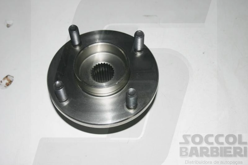 CUBO RODA DIANTEIRO SEM ROLAMENTO 4 FUROS 25 ESTRIAS FORD ESCORT/VERONA 93/ VW LOGUS/POINTER