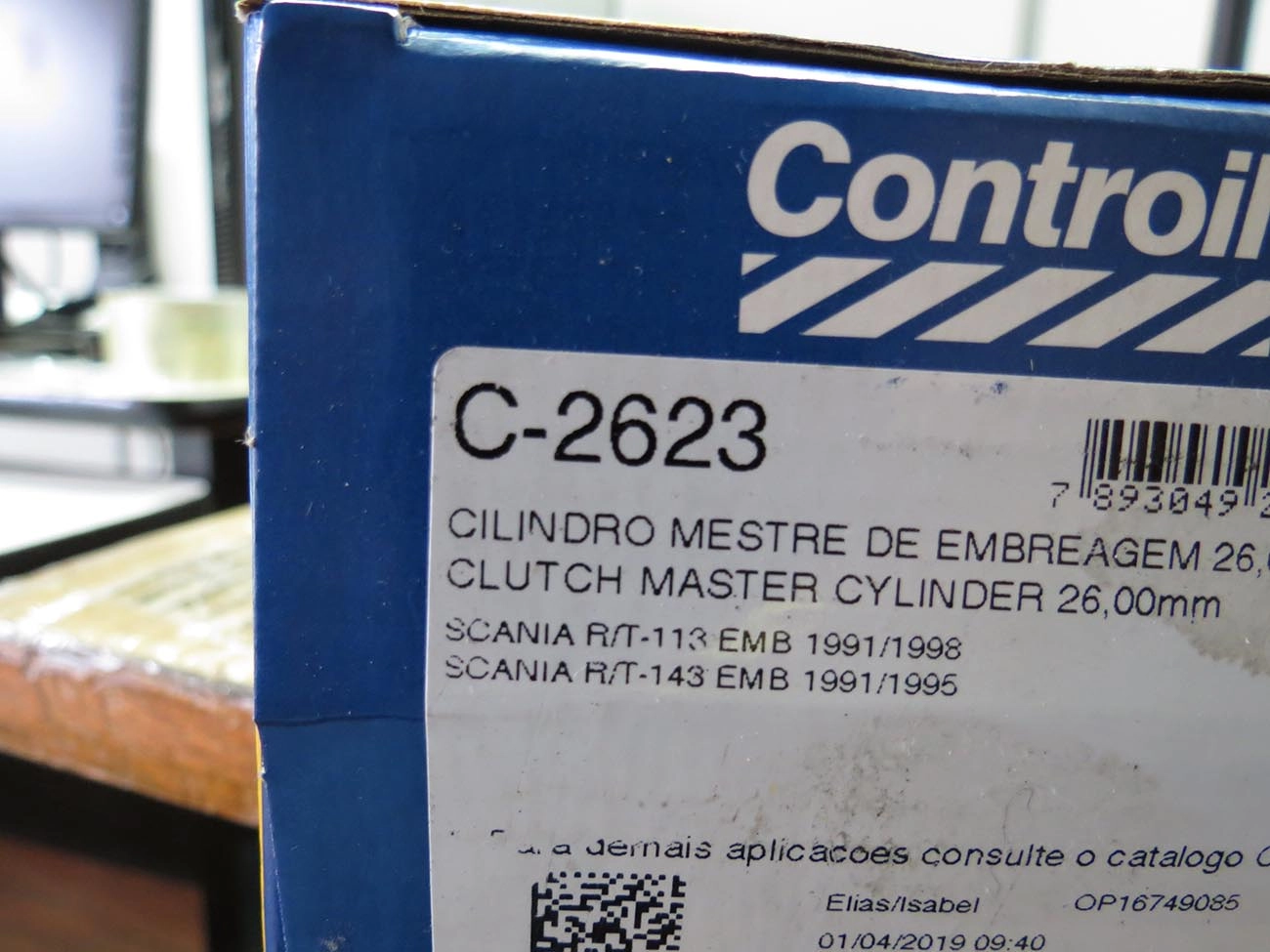 CILINDRO MESTRE EMBREAGEM SCANIA 113/143 91/98