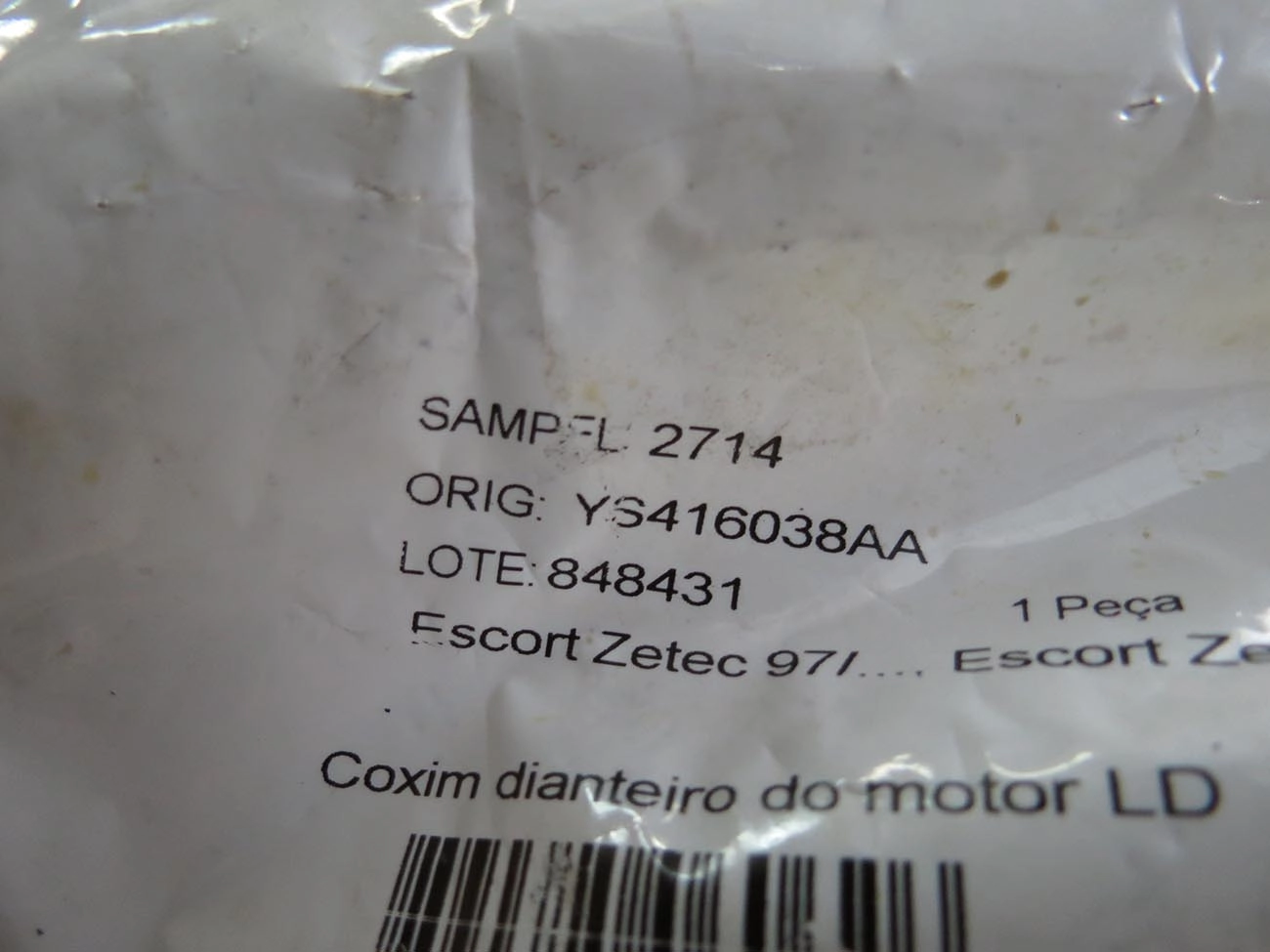 COXIM MOTOR DIANTEIRO DIREITO FORD ESCORT/SW 97/ - MOTOR ZETEC ROCAM 1.6