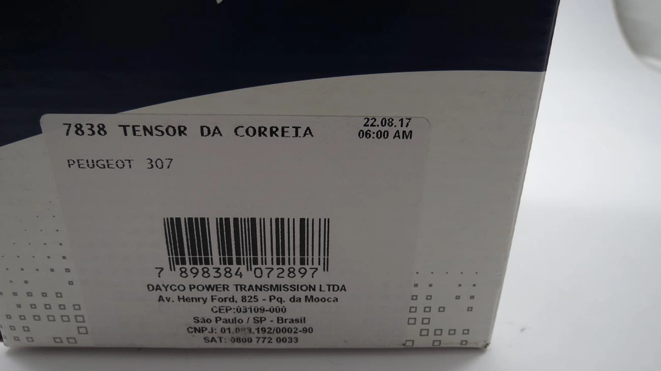 TENSOR CORREIA ALTERNADOR PEUGEOT 307/406/807 2.0 16V - CITROEN C4/C5/C8/XSARA PICASSO 2.0 16V